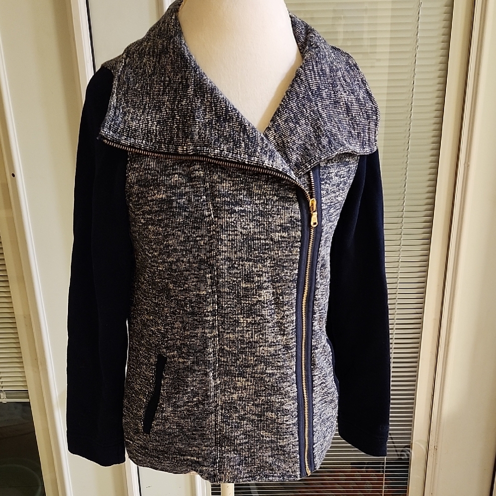 Women's Navy and Gray Jacket